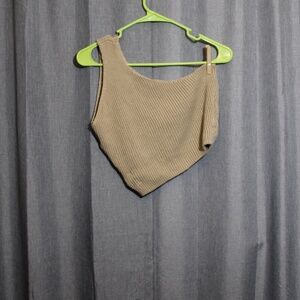 Princess Polly knitted one shoulder tank top